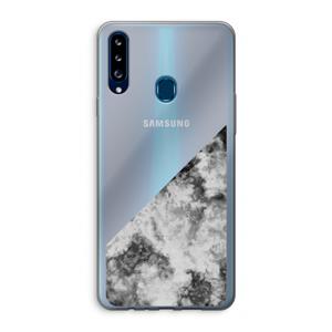 Onweer: Samsung Galaxy A20s Transparant Hoesje