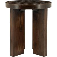 Bijzettafel Tegel bruin