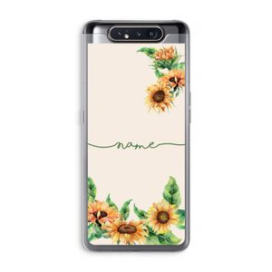 Zonnebloemen: Samsung Galaxy A80 Transparant Hoesje