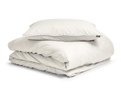 Primaviera Deluxe Egyptisch Katoen Uni Dekbedovertrek Creme 140 x 200/260 cm