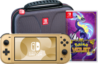 Nintendo Switch Lite Zelda Edition + Pokémon Violet + Beschermhoes - thumbnail