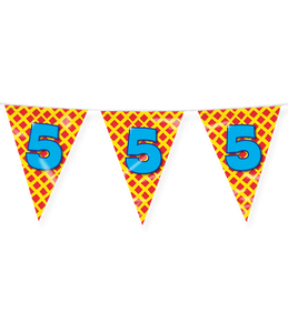 Happy Verjaardag Vlaggenlijn 5 Jaar (10m)