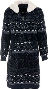Pastunette Noorse rits damesbadjas capuchon - fleece