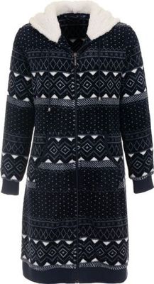 Pastunette Noorse rits damesbadjas capuchon - fleece