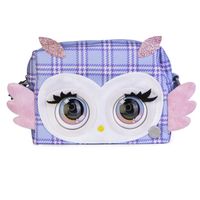 Purse Pets - Print Perfect - Hoot Couture Owl interactieve dierenhandtas met meer dan 30 geluiden en reacties - thumbnail