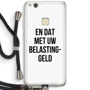 Belastinggeld: Huawei Ascend P10 Lite Transparant Hoesje met koord