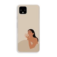 Fresh coffee: Pixel 4 XL Transparant Hoesje