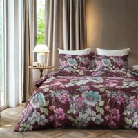 Dekbedovertrek Katoen-Flanel - Flower - Lits-Jumeaux (240x220 Cm) - Meerkleurig Flanel - Bloemen - Zydante - Dekbed-Discounter.nl