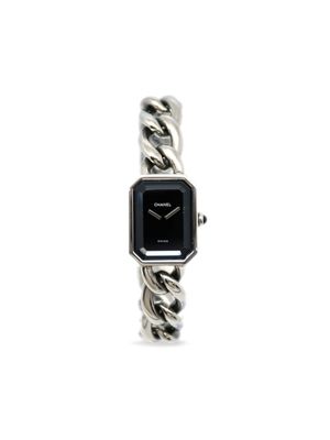 CHANEL Pre-Owned montre Première 20 mm pre-owned (1987) - Noir
