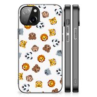 Back Case voor Apple iPhone 14 Dieren Emojis - thumbnail