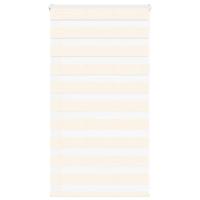 Zebra rolgordijn 80x100 cm stofbreedte 75,9 cm marmerbeige