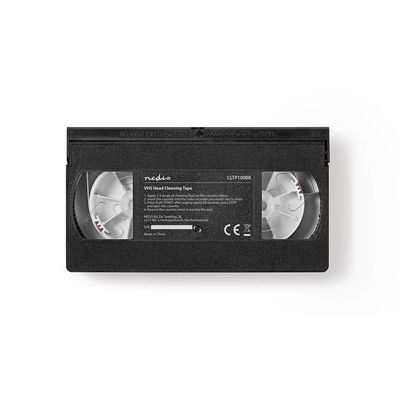 Nedis VHS-Reinigingscassette | 20 ml | VHS-Koppen | Zwart | 1 stuks - CLTP100BK CLTP100BK