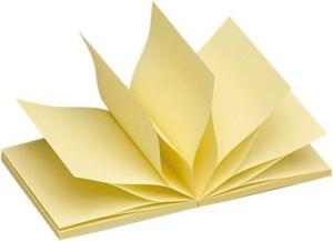 Quantore Z-notes memoblok 75x75mm geel (100 vel)