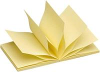 Quantore Z-notes memoblok 75x75mm geel (100 vel)