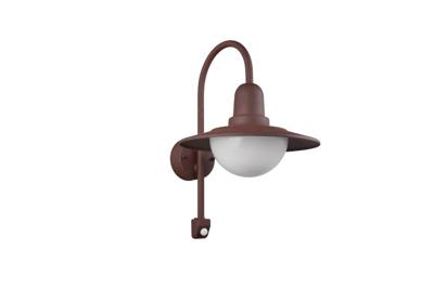 Trio Muurlamp roestbruinNorman met bewegingssensor - 207269124