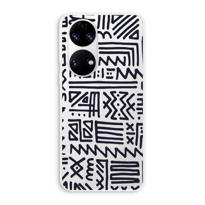 Marrakech print: Huawei P50 Transparant Hoesje