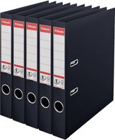 Esselte ordner Power N°1, rug van 5 cm, zwart, pak van 5 stuks Esselte ordner Power N°1, rug van 5 cm, zwart, pak van 5 stuks