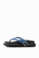 Denim teenslippers - BLUE - 41 - thumbnail