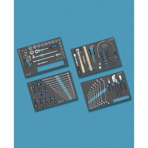 HAZET 0-7/117 mechanische gereedschapsset 117 stuks gereedschap