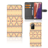 Samsung Galaxy Note 20 Telefoon Hoesje Aztec Yellow