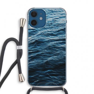 Oceaan: iPhone 12 mini Transparant Hoesje met koord