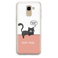 GSM poes: Samsung Galaxy J6 (2018) Transparant Hoesje