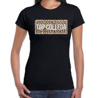 Top collega cadeau t-shirt zwart voor dames - thumbnail