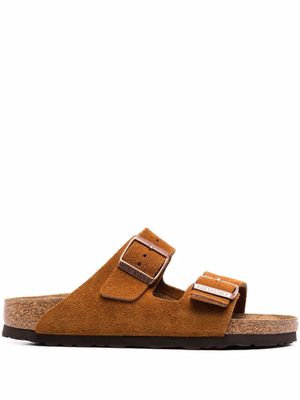 Birkenstock sandales Arizona à boucles - Marron
