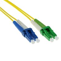 ACT RL2802 Glasvezel Patchkabel Duplex LSZH - LC/APC8 LC/UPC 9/125µm OS2 - 2 meter