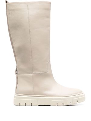 Geox bottines Isotte en cuir - Tons neutres