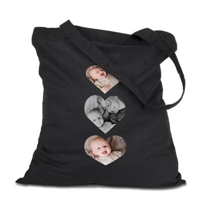 Tote bag bedrukken - Katoen - Zwart