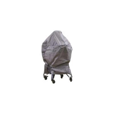Leen Bakker - Outdoor Covers Barbecue Hoes Kamado - Ø80/20x80 Cm - Polypropyleen - Grijs