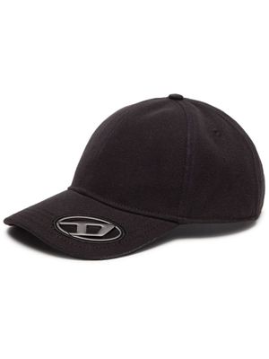Diesel casquette à plaque logo - Noir