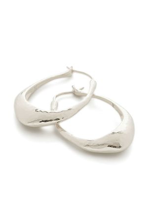 Monica Vinader boucles d'oreilles Deia médium - Argent