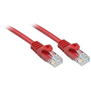 LINDY 48182 RJ45 Netwerkkabel, patchkabel CAT 6 U/UTP 1.00 m Rood 1 stuk(s)