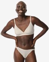 HEMA Triangel Bralette Micro Creme (creme)