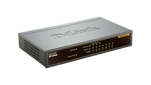 D-Link DES-1008PA netwerk-switch Unmanaged Fast Ethernet (10/100) Power over Ethernet (PoE) Zwart