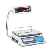 Prijsweegschaal - gekalibreerd - 30 kg / 10 g - 32 x 26,3 cm - 6 LED hoog display
