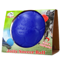 Jolly Soccer Ball 20cm Blauw - thumbnail