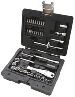 Beta 903e/c42 dopsleutelset 1/4 in koffer