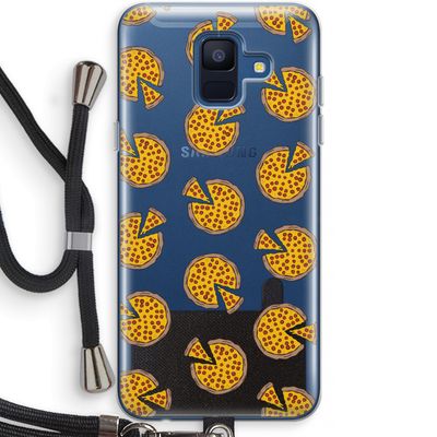 You Had Me At Pizza: Samsung Galaxy A6 (2018) Transparant Hoesje met koord
