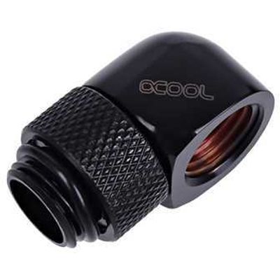 Alphacool HF L-connector G1/4 AG rotatable to G1/4 IG verbinding