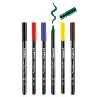 Porselein stiften - primaire kleuren - set van 6