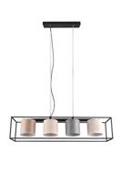 Trio Design hanglamp Ross zwart 303100417