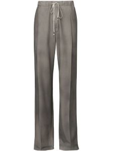 Maison Margiela pantalon en laine à coupe ample - Gris