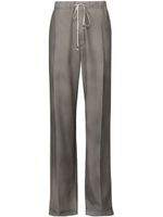 Maison Margiela pantalon en laine à coupe ample - Gris