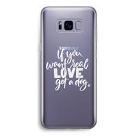 Partner in crime: Samsung Galaxy S8 Transparant Hoesje