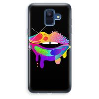 Lip Palette: Samsung Galaxy A6 (2018) Transparant Hoesje