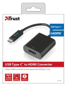 Trust USB Type-C - HDMI Adapter usb-adapter 21011