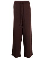 Burberry pantalon de jogging à motif intarsia - Rouge